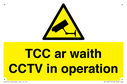 tcc-ar-waith--cctv-in-operation--dual-language-welsh--english-sign~